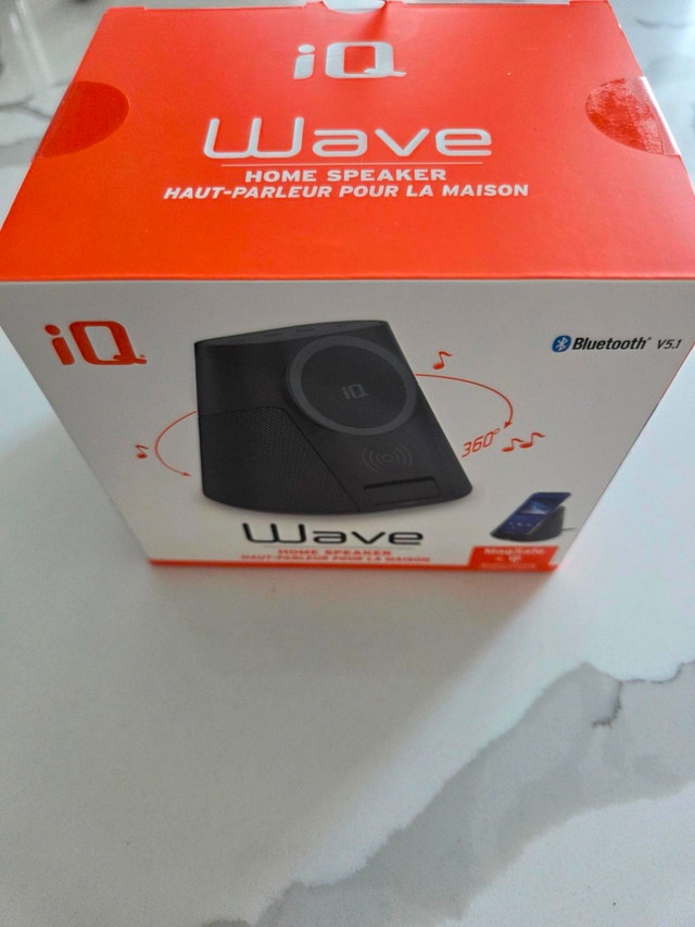 40% off - iQ Wave Bluetooth Home Speaker And Wireless Charger