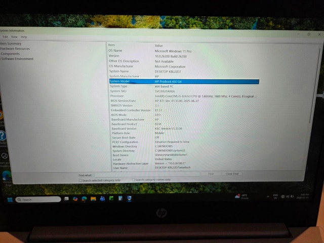 HP ProBook 450 G6, 8GB RAM, 500GB SSD - photo 2