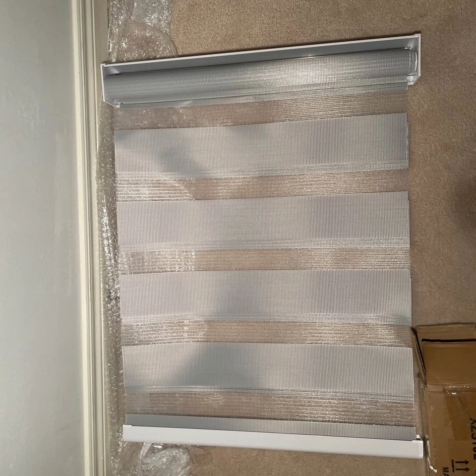 NEW! SMONTER Cordless Zebra Window Blinds 20” x 72” - Grey - photo 4