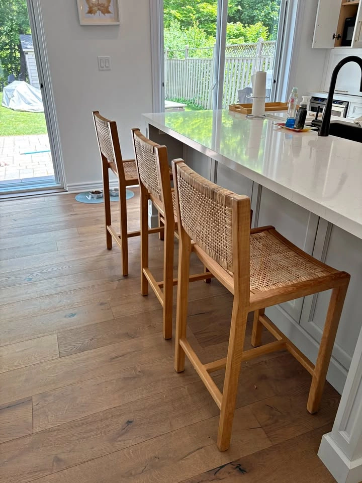 3 Hati Home Nusa Teak Counter Stools – Designer Bar Stools