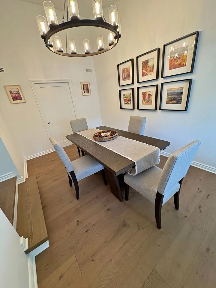 Arhaus Whitby Extension Dining Table + 4 Torino Chairs
