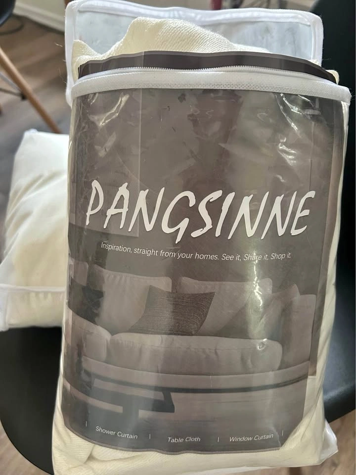 PANGSINNE 90” x 55” Light Filtering Curtains