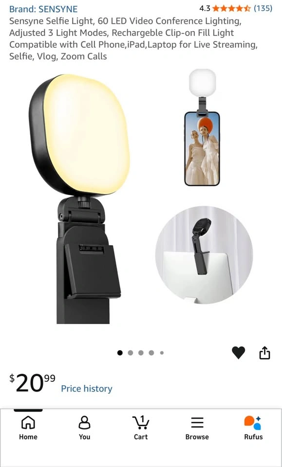 Sensyne Selfie Light – Brand New - photo 4