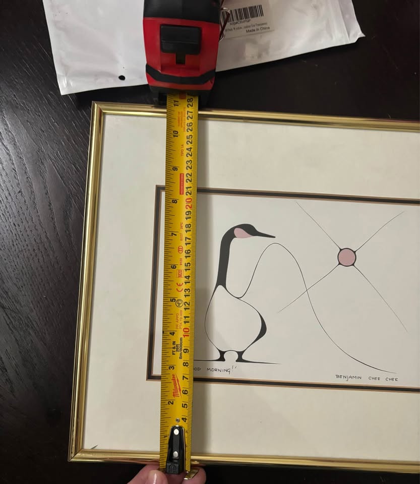 Benjamin Chee Chee “Good Morning” print with frame - photo 4