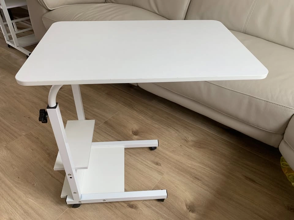 Adjustable Height Rolling Laptop Side Table Stand - photo 2