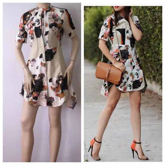 3.1 Phillip Lim Japanese Floral print Dress - photo 3