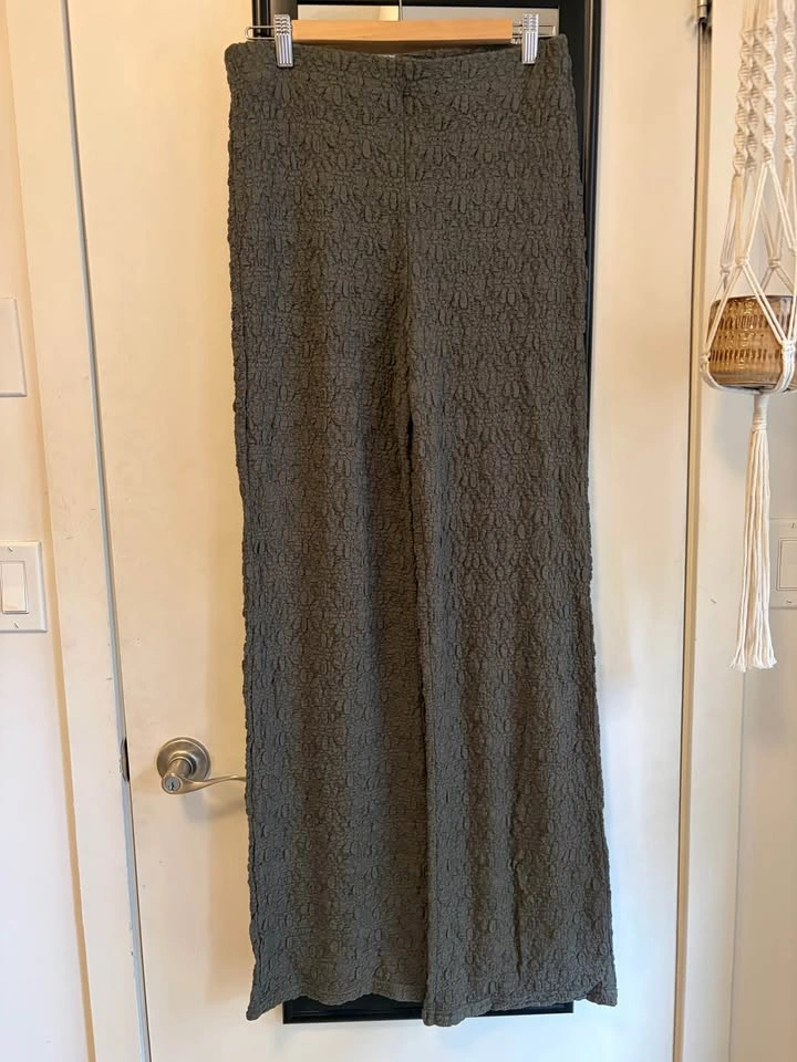 Mango dark green textured two-piece set - Medium - photo 2