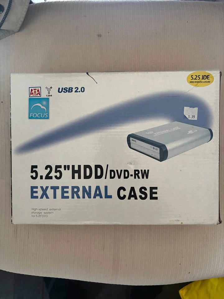 Focus 5.25" HDD DVD-RW External Case USB 2.0