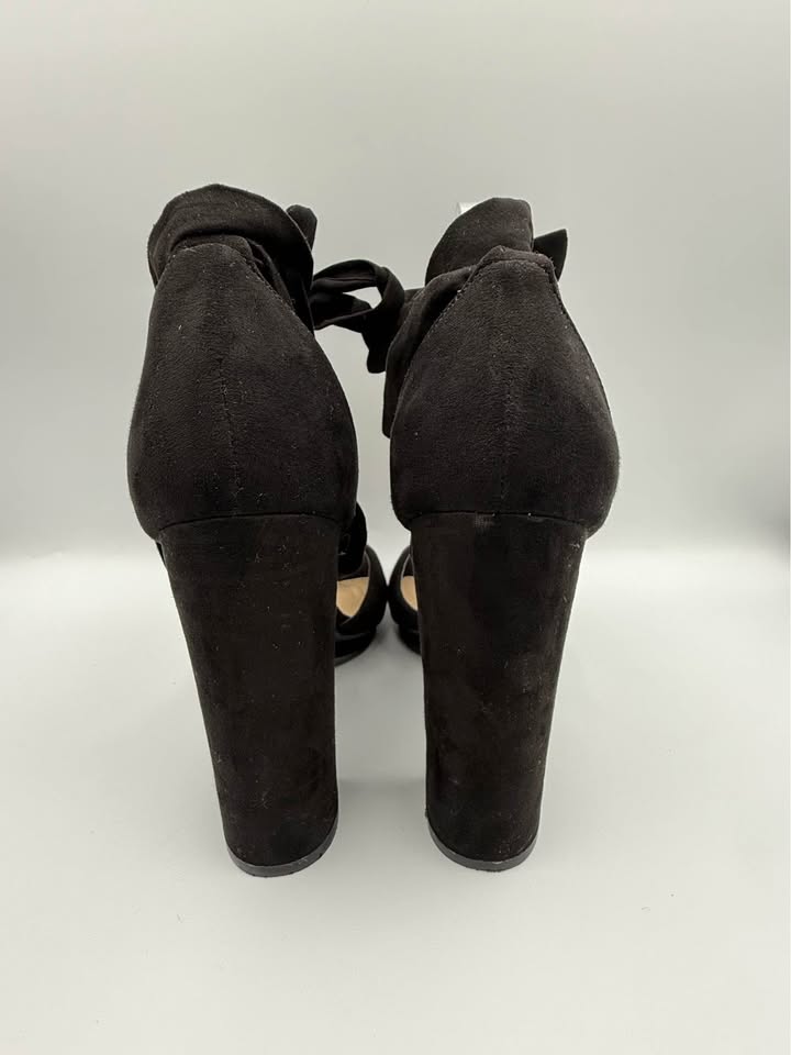 Lulus Lace Up Heeled Sandals Size 6 - photo 3