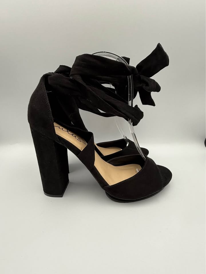 Lulus Lace Up Heeled Sandals Size 6 - photo 4