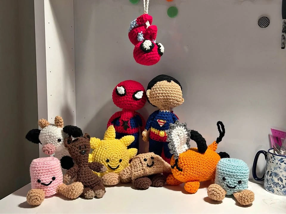 Crochet Amigurumi, Jellycats, and Keychains