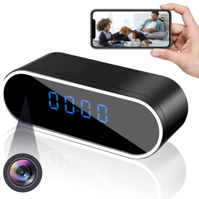 4K/1080P Wi-Fi Mini Clock Camera thumbnail