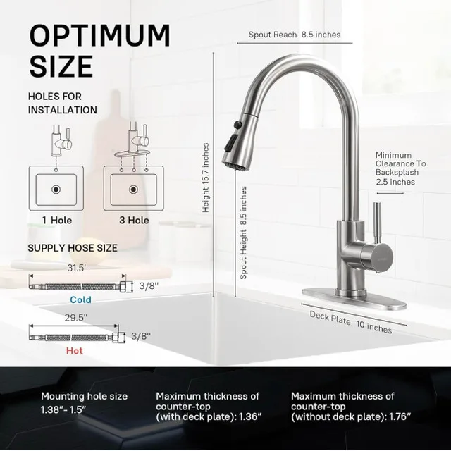 WeWe Kitchen Faucet image indicator(3)