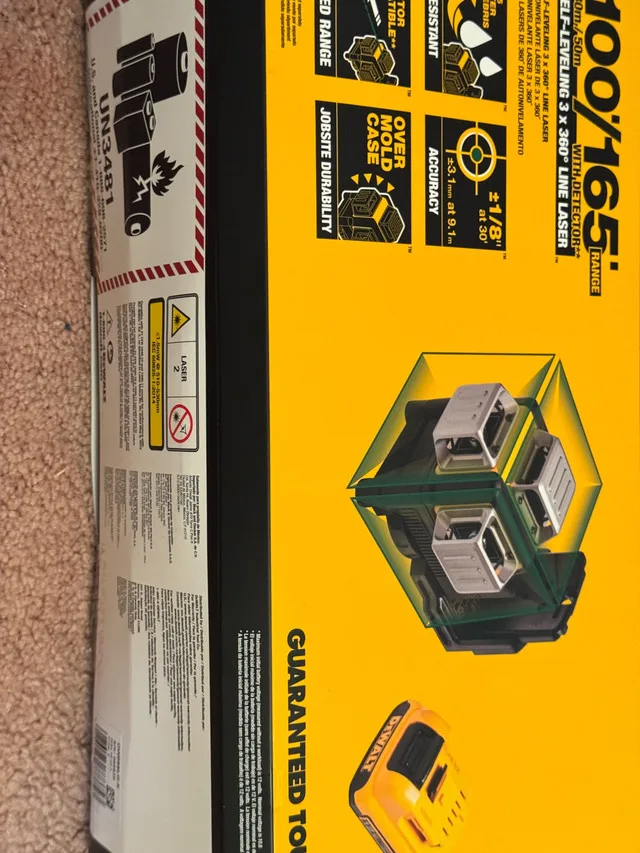 Dewalt DW089LG 3 Beam Green Laser (NEW) image indicator(2)