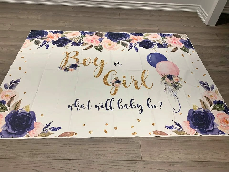 PRICE DROP 🔥 XL Gender Reveal Backdrop