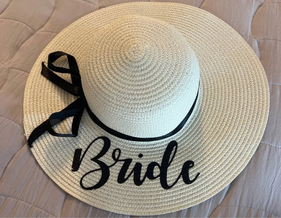 Bride Sun Hat – Bachelorette / Bridal Shower / Honeymoon - photo 2