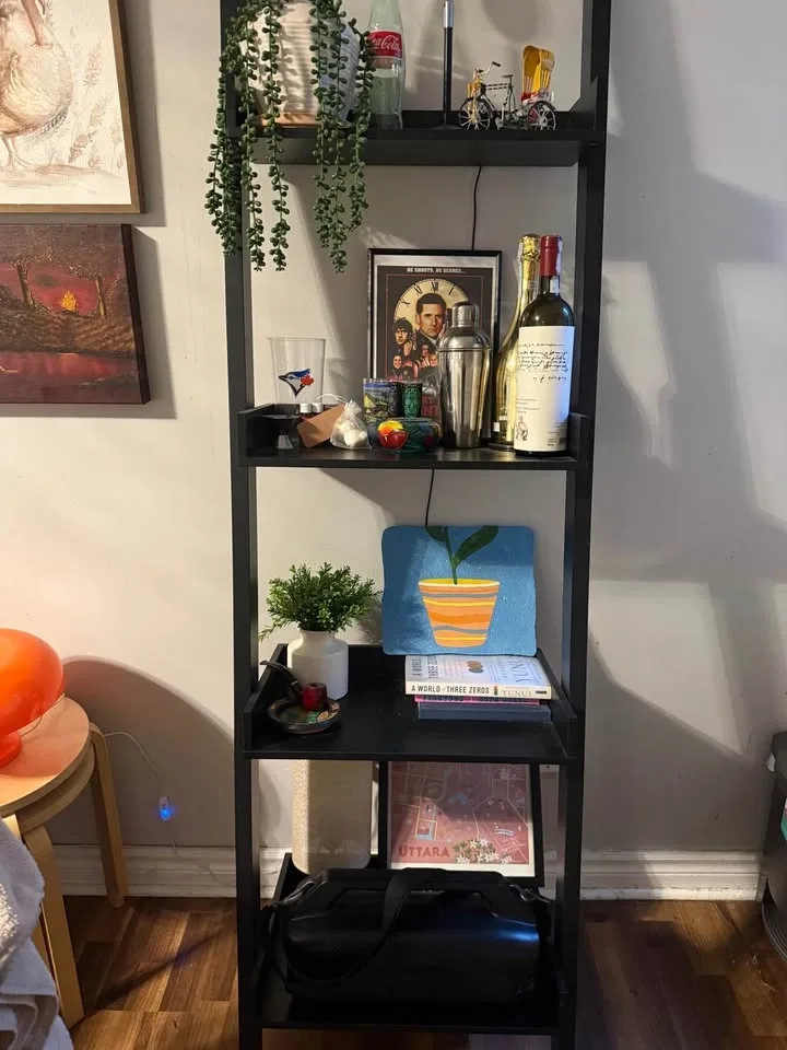 4-Tier Ladder Shelf / Bookcase - photo 2