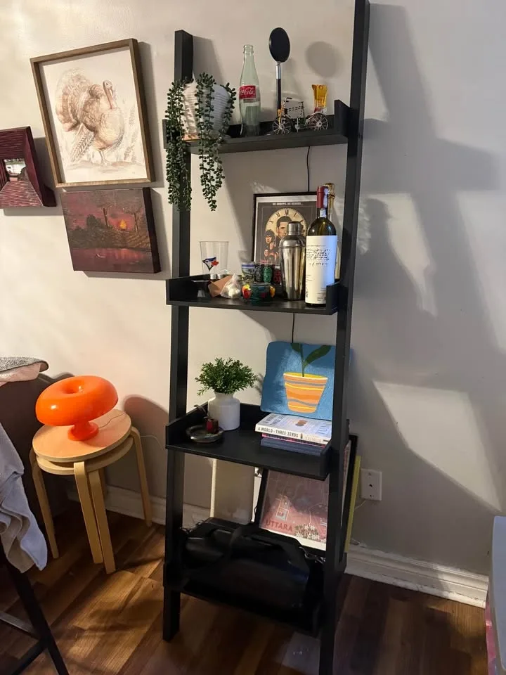 4-Tier Ladder Shelf / Bookcase - photo 3