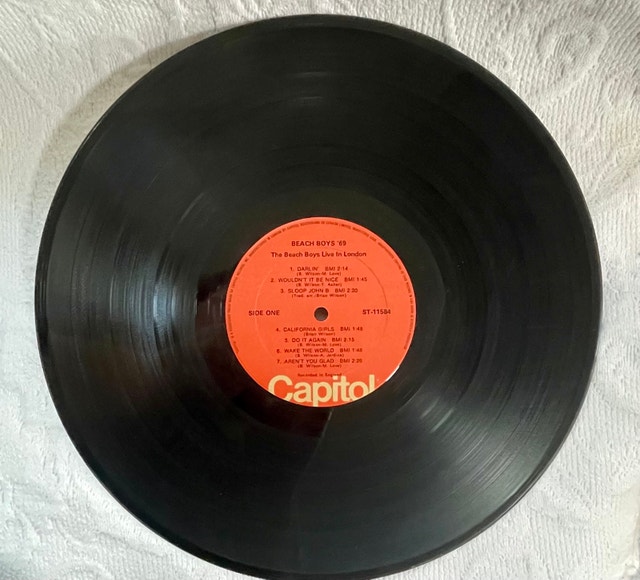 VG+ The Beach Boys – Beach Boys '69: Live In London Vinyl LP - photo 3