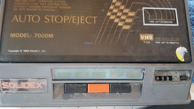 Collector Solidex VHS autorewind/ stop & eject - photo 3