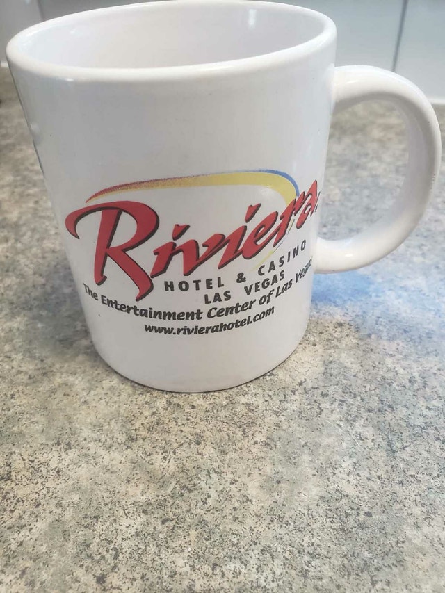 Vintage Riviera Hotel & Casino Las Vegas Souvenir Mug - Rare