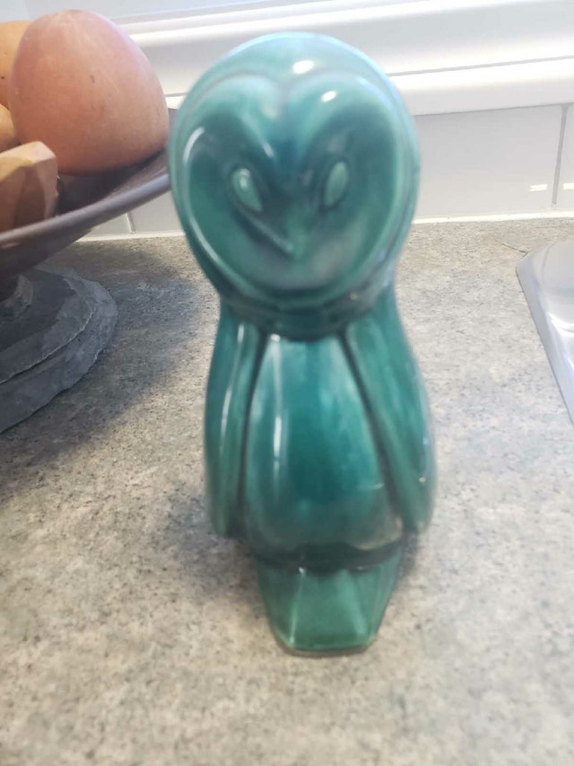 MCM Emerald Green Ceramic Owl – Made in Japan
