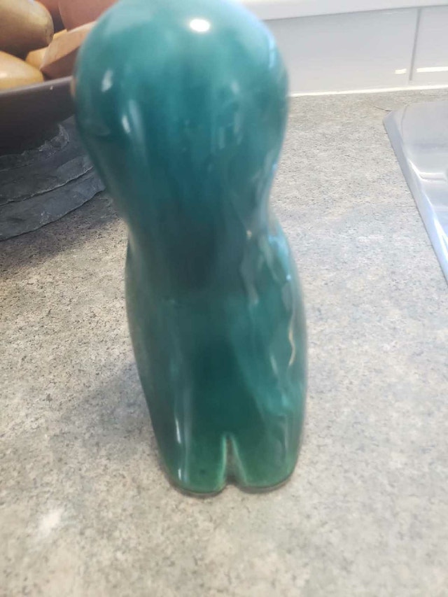 MCM Emerald Green Ceramic Owl – Made in Japan - photo 3