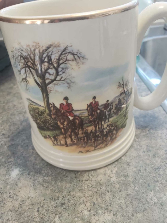 Lord Nelson Ware Staffordshire Tankard - The Huntsman