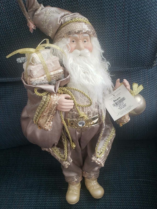 New With Tag Vintage 18” Sears Canada Father Christmas