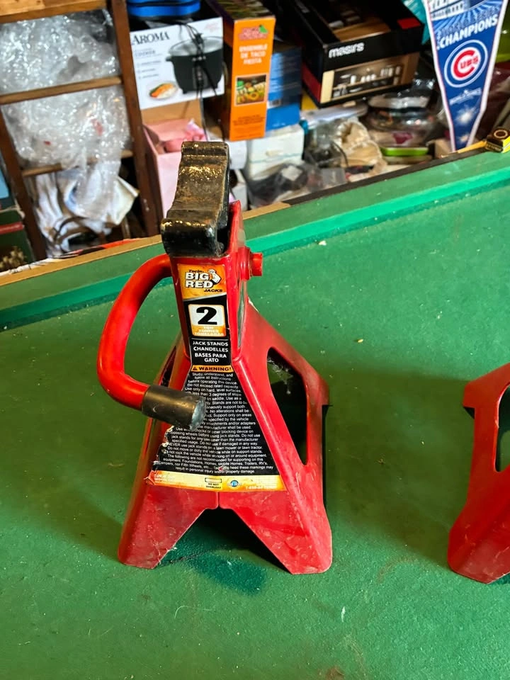 2 ton hydraulic jack with two 2 ton stands - photo 4