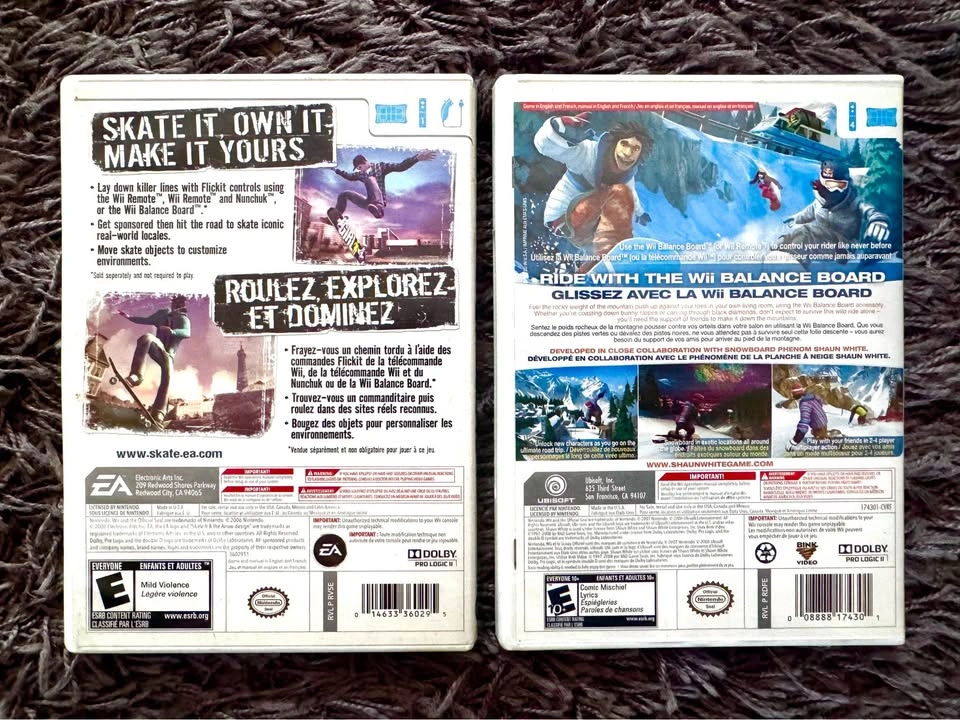 Nintendo Wii Games - Skate It & Shaun White Snowboarding - photo 2