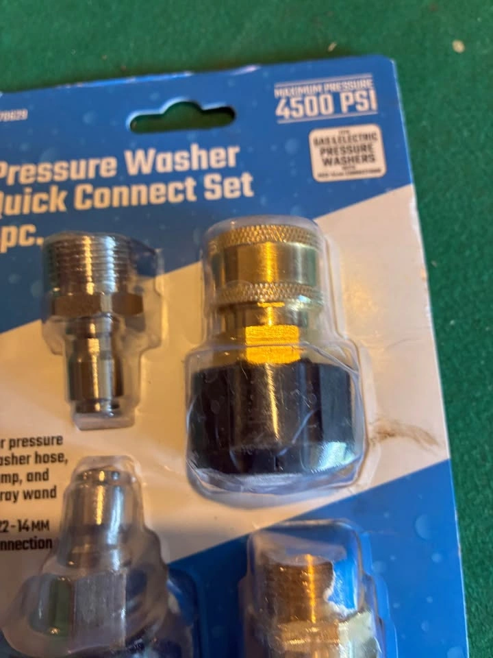 4-piece pressure washer quick connect set - photo 2