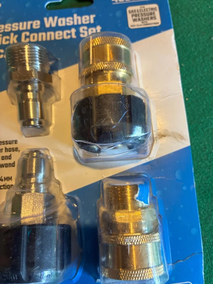 4-piece pressure washer quick connect set - photo 3