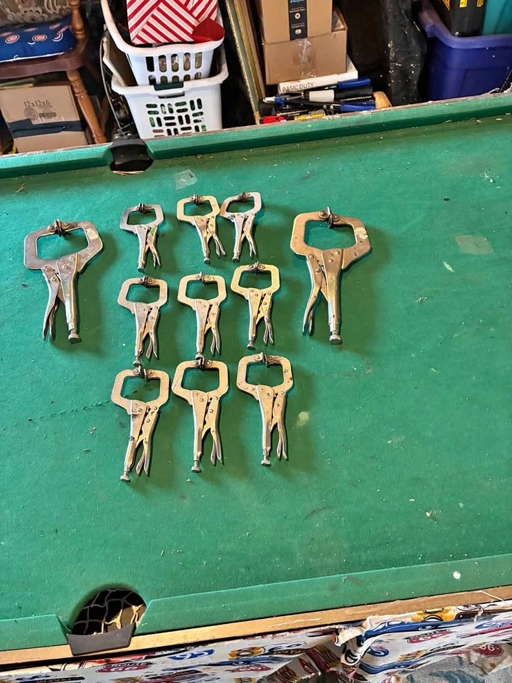Various vice grips
