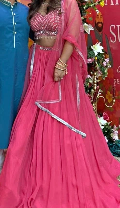 Pink lehenga