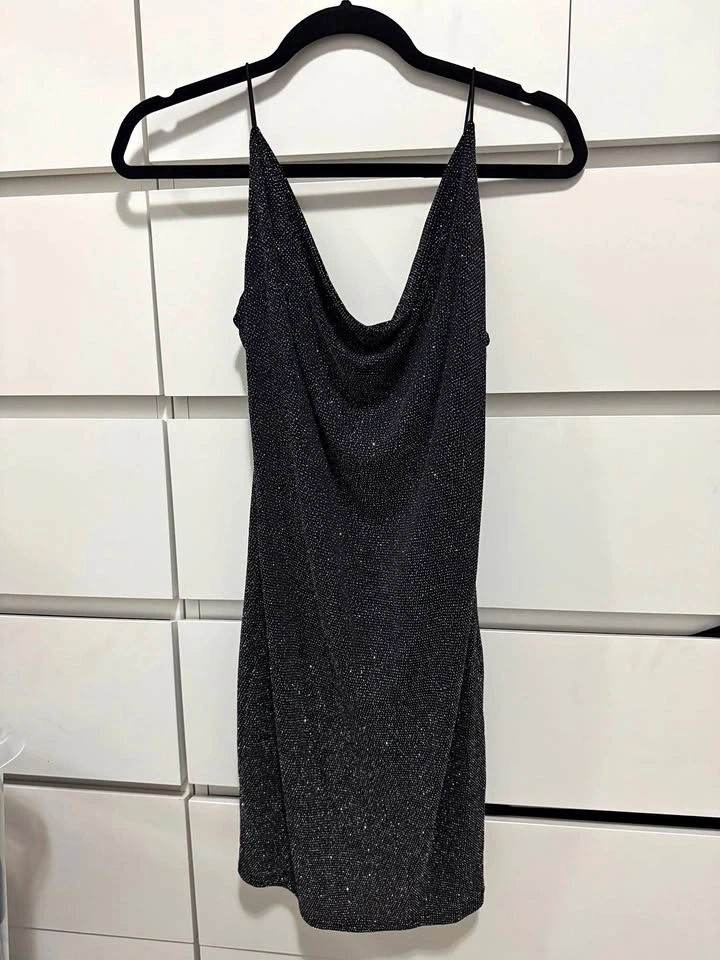 Sparkly body on mini dress