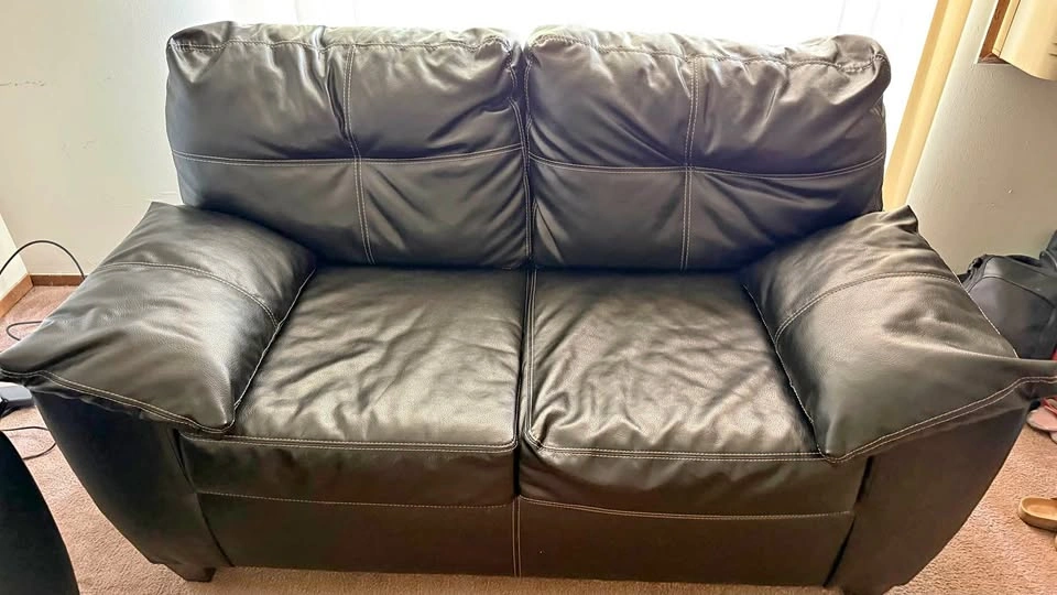 Black Loveseat - Great condition!