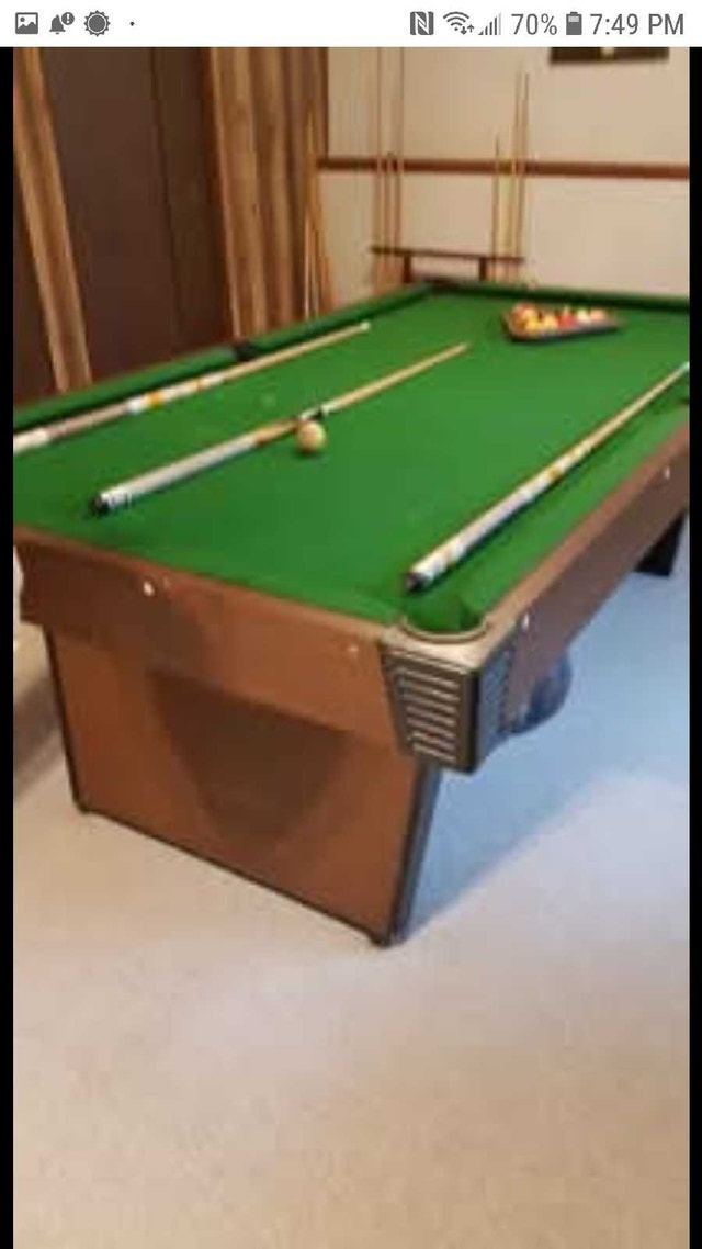 1970s 4' × 8' Pool Table - photo 3