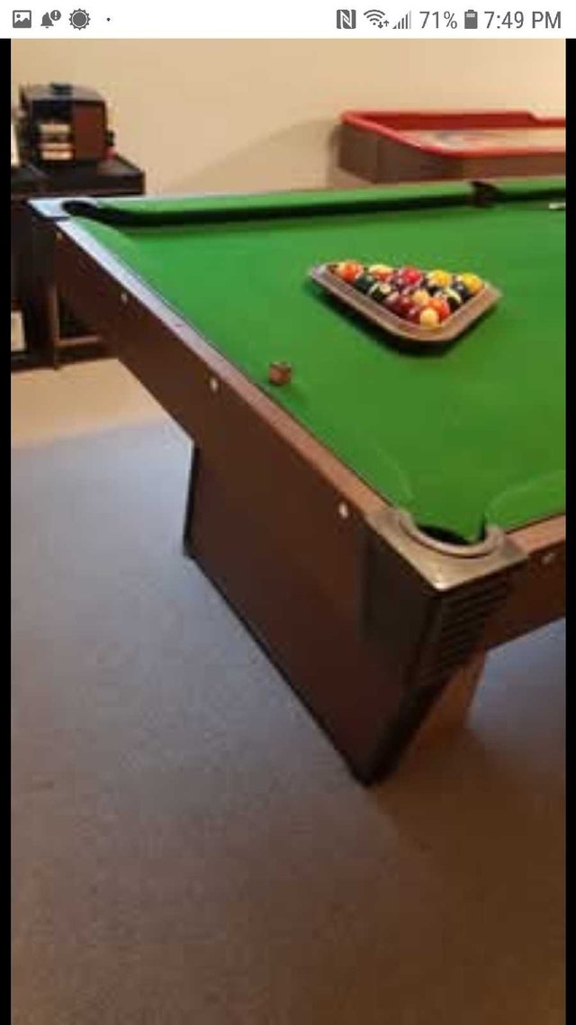 1970s 4' × 8' Pool Table - photo 4