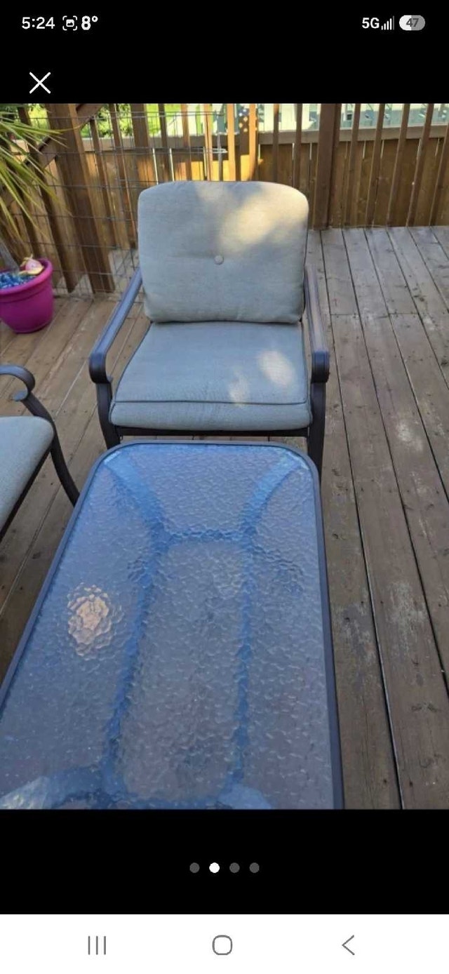 Beautiful 4 piece patio set, perfect for small deck, veranda - photo 4