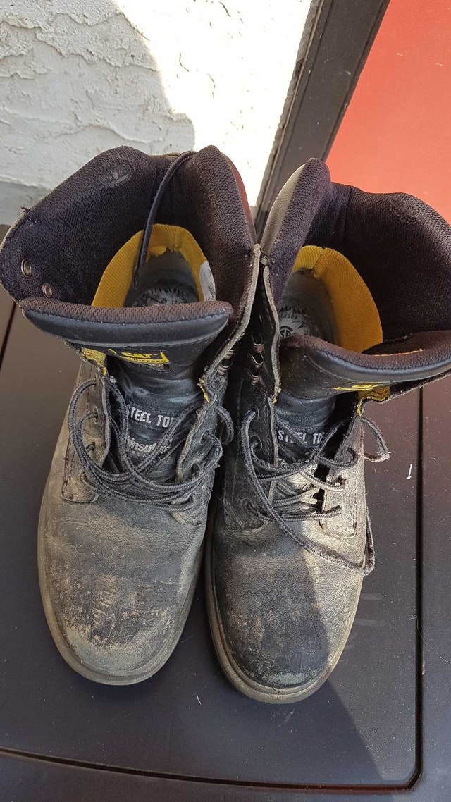 Caterpillar steel toe work boots size 9 - photo 4