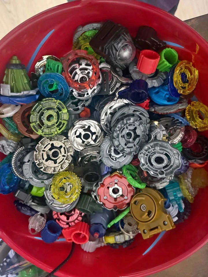 Huge lot of beyblade metal parts