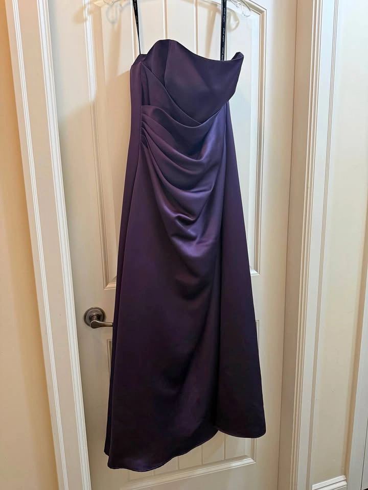 Bridesmaid Dress Eggplant/Plum Colour