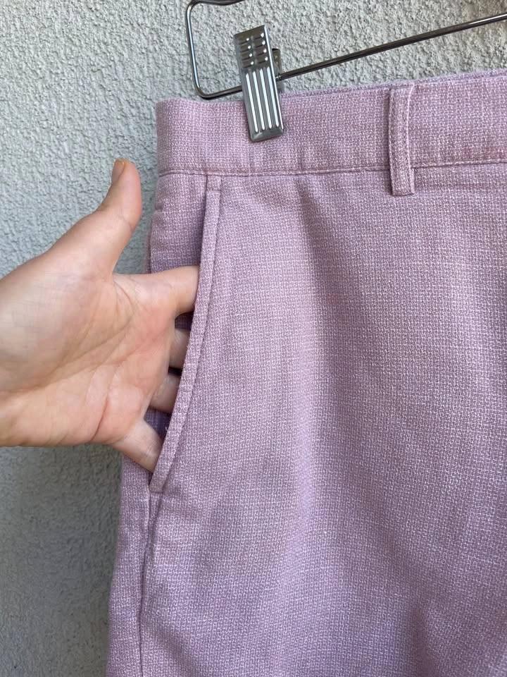 Size 29, Club Monaco Jax Fit Cotton Linen Tailored Shorts - photo 2
