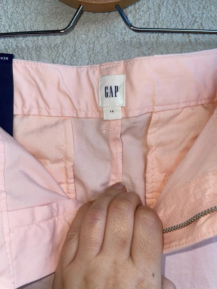 Size 14, New, GAP Cotton Bermuda Shorts Stretch Mid Rise - photo 4