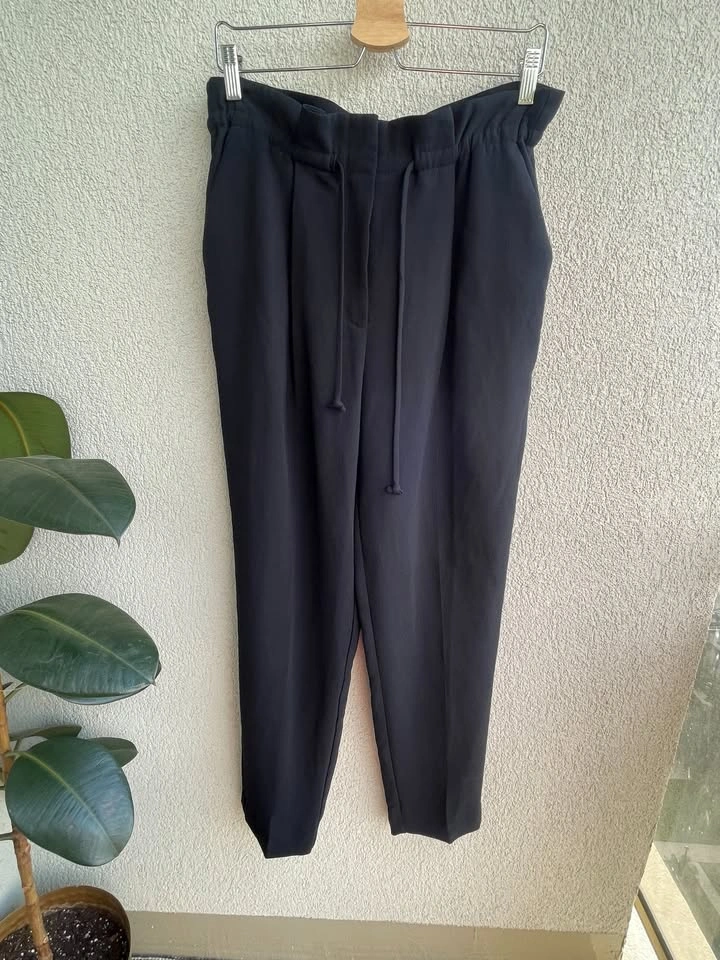 Size M, Wilfred High Rise Tapered Paperbag Pants - photo 2