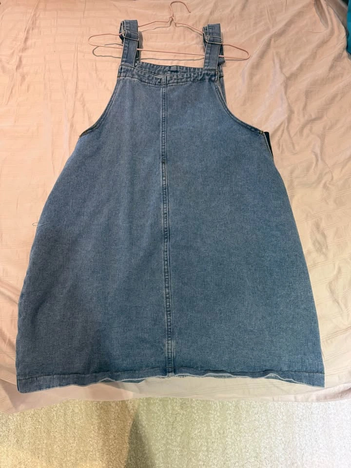 Denim Jumper Dress - photo 2