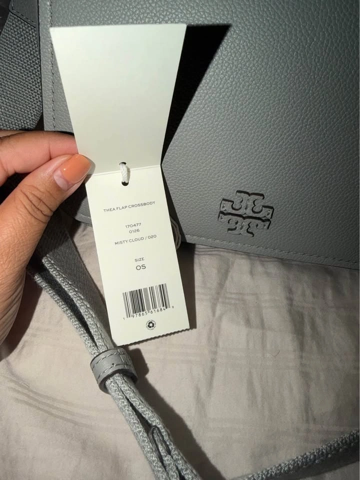 Tory Burch Thea Crossbody Bag in Misty Cloud - photo 4