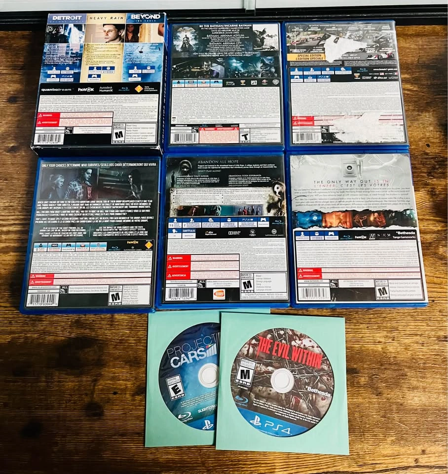 Video Games - PlayStation 4 Mixed Lot (9) Games - PS4 - photo 3