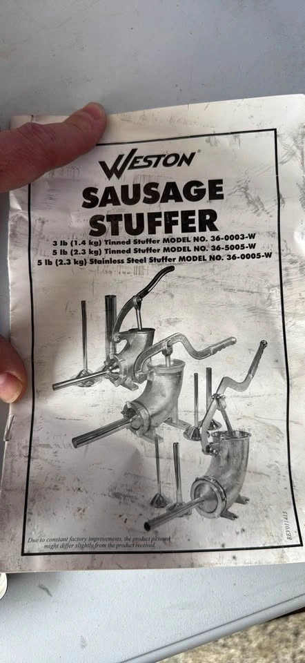 Weston Sausage Stuffer - photo 2